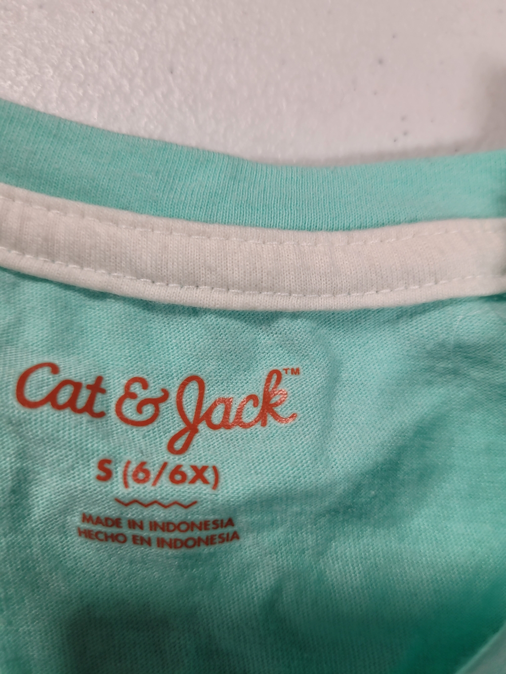 Cat & Jack Mint Green Long-Sleeve Kitten Tee with Sequin Antlers - Picture 2 of 3